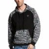 Men's Ariat Patriot Work Hoodie Black Digi Camo
