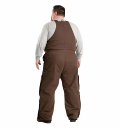 Berne Men's Heartland Insulated Washed Duck Bib Overall, Bark -Cheap Footwear Store bark 4 removebg preview 1