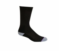 Noble Outfitters Women's 6pk Performance Crew Socks, Black