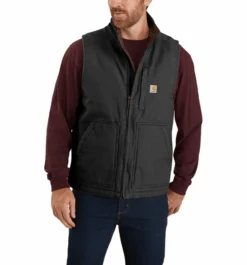 Carhartt Men's Mock-Neck Sherpa Lined Vest