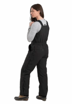 Berne Women's Softstone Duck Insulated Bib Overall -Cheap Footwear Store blk bib1 removebg preview