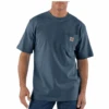 Carhartt Men's Loose Fit Heavyweight Short-Sleeve Pocket T-Shirt, Bluestone
