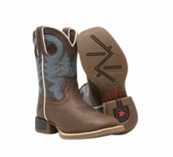 Durango Lil' Rebel Pro Little Kid's Blue Western Boots -Cheap Footwear Store boots 2 removebg preview