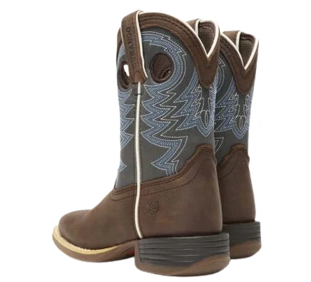 Durango Lil' Rebel Pro Big Kid's Blue Western Boot 2 Durango Lil' Rebel Pro Big Kid's Blue Western Boot - Image 2