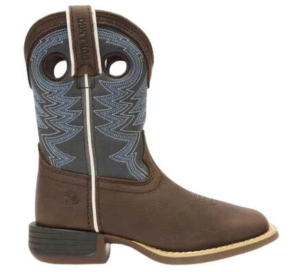 Durango Lil' Rebel Pro Big Kid's Blue Western Boot 4 Durango Lil' Rebel Pro Big Kid's Blue Western Boot - Image 4