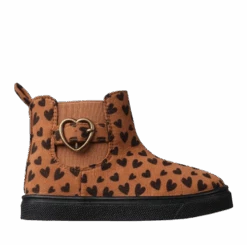 Oomphies Colette Girls Zip-Up Boot, Brown