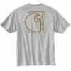 Carhartt Men's Relaxed Fit Lightweight Short-Sleeve Pocket C Graphic T-Shirt