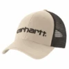 Carhartt Canvas Mesh-Back Logo Graphic Hat