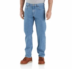 Carhartt Men's Relaxed Fit 100% Cotton Denim Jean