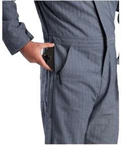 Berne Heritage Fisher Stripe Unlined Coverall -Cheap Footwear Store coverall3 removebg preview