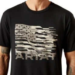 Ariat Men's Freedom Flag T-Shirt -Cheap Footwear Store f25 mns west 10065892 detail01