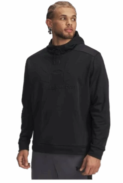 Under Armour Mens Fleece Graphic Hoodie, Black