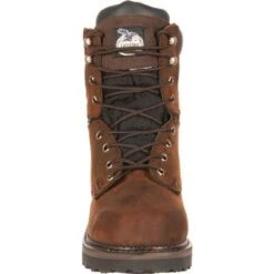 Georgia Boot Georgia 8" Brookville Steel Toe & Waterproof Work Boot -Cheap Footwear Store g9334 3 1
