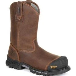 Georgia Boot Rumbler Composite Toe Waterproof Pull-On Work Boot - Medium Width