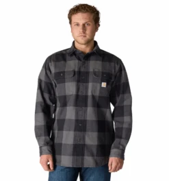 Carhartt Men's Loose Fit Heavyweight Long-Sleeve Flannel