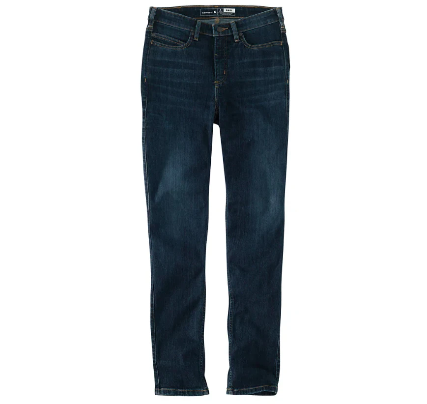 Carhartt Women's Rugged Flex Slim Tapered Fit Mid Rise Jean 1 Carhartt Women's Rugged Flex Slim Tapered Fit Mid Rise Jean