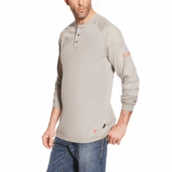 Ariat Men's FR Henley Long Sleeve Shirt