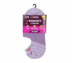 Noble Outfitters Women's Illusion Invisible Liner Sock, 6pk