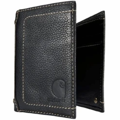 Carhartt Pebble Trifold Wallet - Black -Cheap Footwear Store image removebg preview 2023 08 23t130613.296
