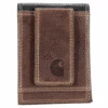 Carhartt Men's Rugged Front Pocket Wallet - Black/Brown