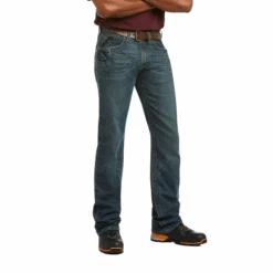 Ariat Men's Rebar M5 Ironside Straight DuraStretch Edge Stackable Straight Leg Jean