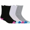 Noble Outfitters Women's 6pk Performance Crew Socks, Jewel