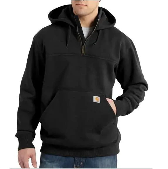 Carhartt Rain Defender Paxton Heavyweight Hooded Zip Mock Sweatshirt 1 Carhartt Rain Defender Paxton Heavyweight Hooded Zip Mock Sweatshirt