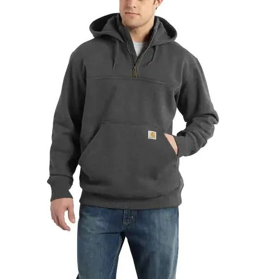Carhartt Rain Defender Paxton Heavyweight Hooded Zip Mock Sweatshirt 2 Carhartt Rain Defender Paxton Heavyweight Hooded Zip Mock Sweatshirt - Image 2