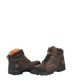Noble Boots Men's Crew Waterproof Steel Toe, Brown