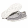 Hey Dude Men's Wally Linen Shoes- Iron