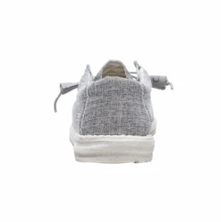 Hey Dude Men's Wally Linen Shoes- Iron -Cheap Footwear Store linen 4