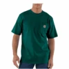 Carhartt Men's Loose Fit Heavyweight Short-Sleeve Pocket T-Shirt, Northwoods Green