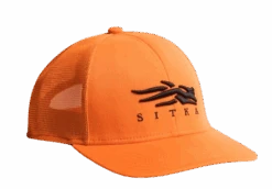 Sitka Icon Flex Mid Pro Trucker Hat, Ultra Orange