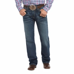 Ariat Men's M4 Low Rise Stretch Turnout Adkins Boot Cut Jean