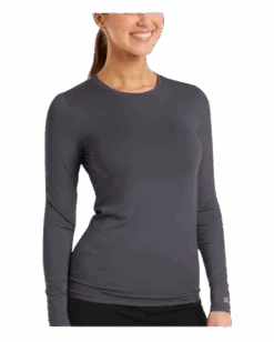 Maevn Matrix Women's Long Sleeve Underscrub Tee -Cheap Footwear Store underscrub pewter removebg preview