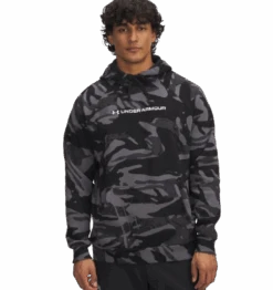 Under Armour Mens UA Rival Fleece Printed Hoodie