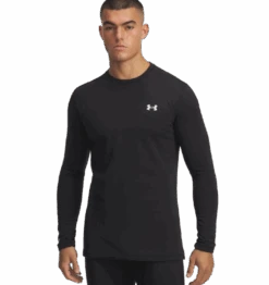 Under Armour UA Mens Base 3.0 Crew, Black