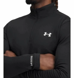 Under Armour Mens UA Base 4.0 Quarter-Zip, Black -Cheap Footwear Store v5 6005299 001 logo removebg preview