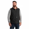 Berne Men's Heartland Sherpa-Lined Washed Duck Vest