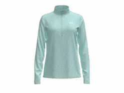 Under Armour Womens UA Tech Twist Half-Zip Long Sleeve Top -Cheap Footwear Store vi 1384225 703 front removebg preview