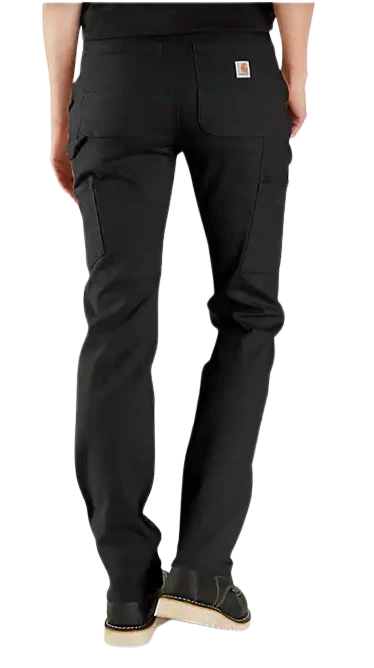Carhartt Women's Canvas Relaxed Fit Rugged Flex Work Pant, Black 2 Carhartt Women's Canvas Relaxed Fit Rugged Flex Work Pant, Black - Image 2