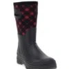 Western Chief Women’s Buffalo Check Mid Cold Weather Boot, Black