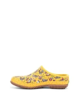 Western Chief Women’s Folk Chickens Waterproof Clog, Yellow -Cheap Footwear Store womens folk chickens clog yellow 993855