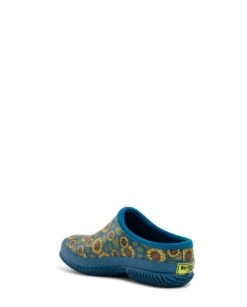 Western Chief Women’s Sunflower Waterproof Clog, Blue -Cheap Footwear Store womens sunflower clog blue 805178