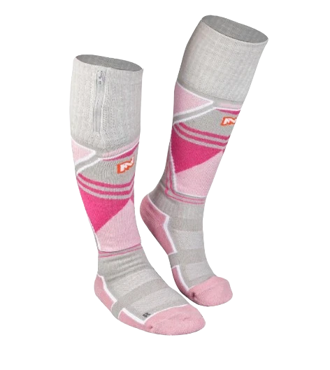 Fieldsheer Women's Premium 2.0 Merino Heated Socks, Pink 1 Fieldsheer Women's Premium 2.0 Merino Heated Socks, Pink